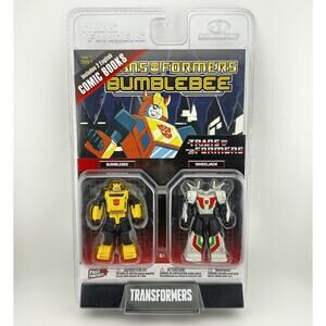 WB Transformers Page Punchers - Bumblebee and Wheeljack 3" Figures with Comic